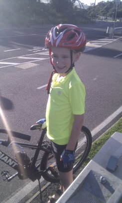 another example of me ignoring him apparently: bike clothes I'd bought, and the bike is on the Yarra Trail maybe 12kms for where we lived at the time.